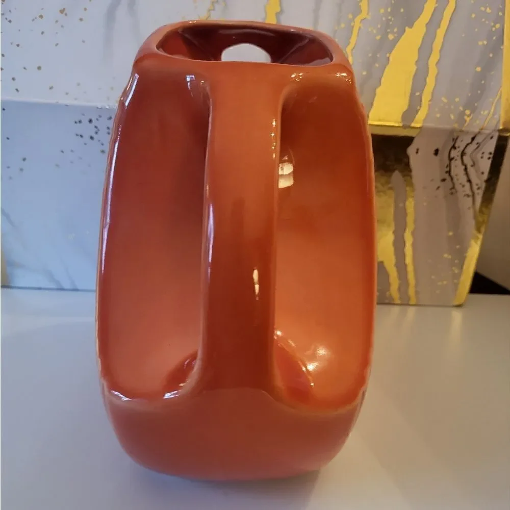 Vintage Pristine Piece Fiestaware Persimmon Water Pitcher Imprint, No 